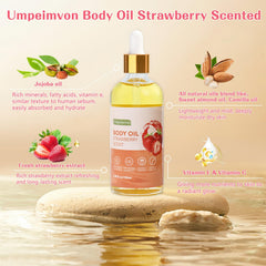 Umpeimvon bottle close-up with a dropper showing smooth oil texture for fast absorption