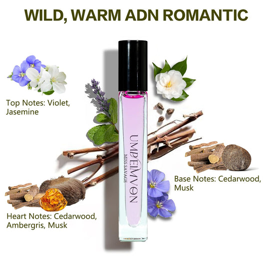 Umpeimvon close-up rollerball applicator demonstrating precise, mess-free application