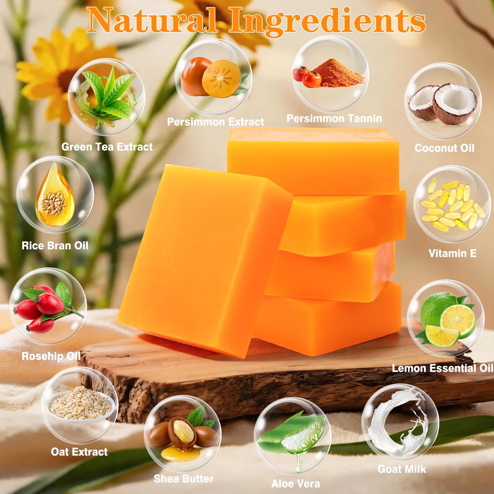 Umpeimvon soap bar in hand for size demonstration and ease of use