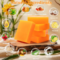 Umpeimvon soap bar in hand for size demonstration and ease of use