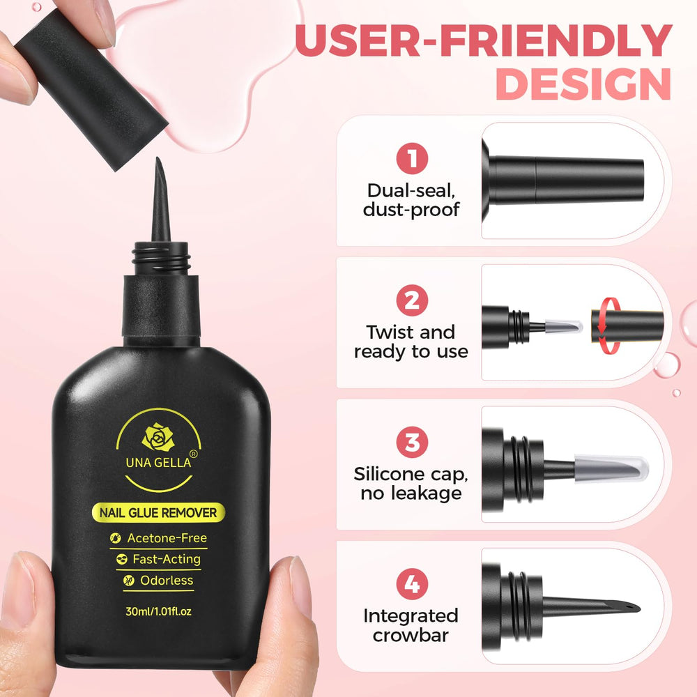 UNA GELLA next to coin for 30ML size scale and travel convenience