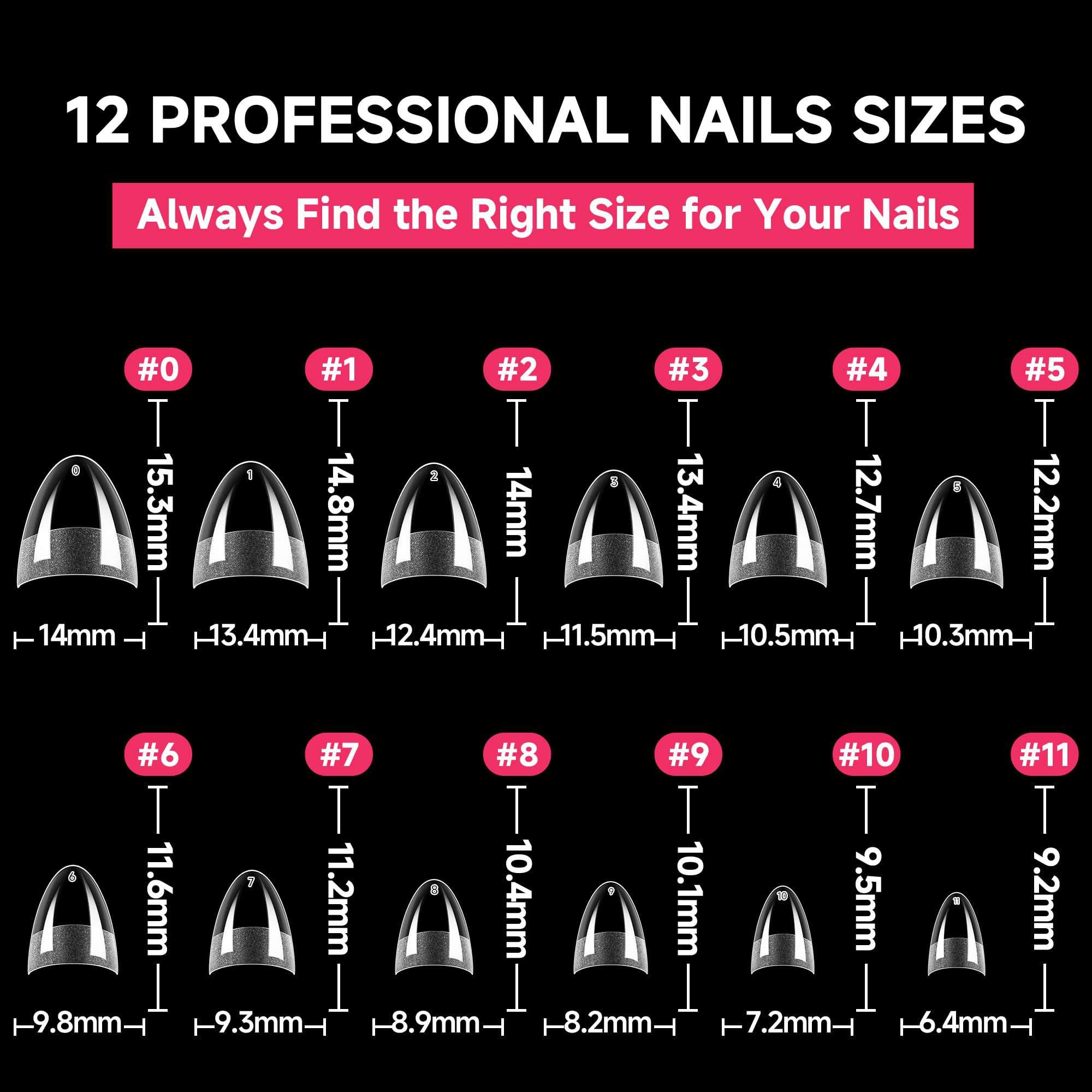 UNA GELLA box open with 504 nails for salon supply convenience