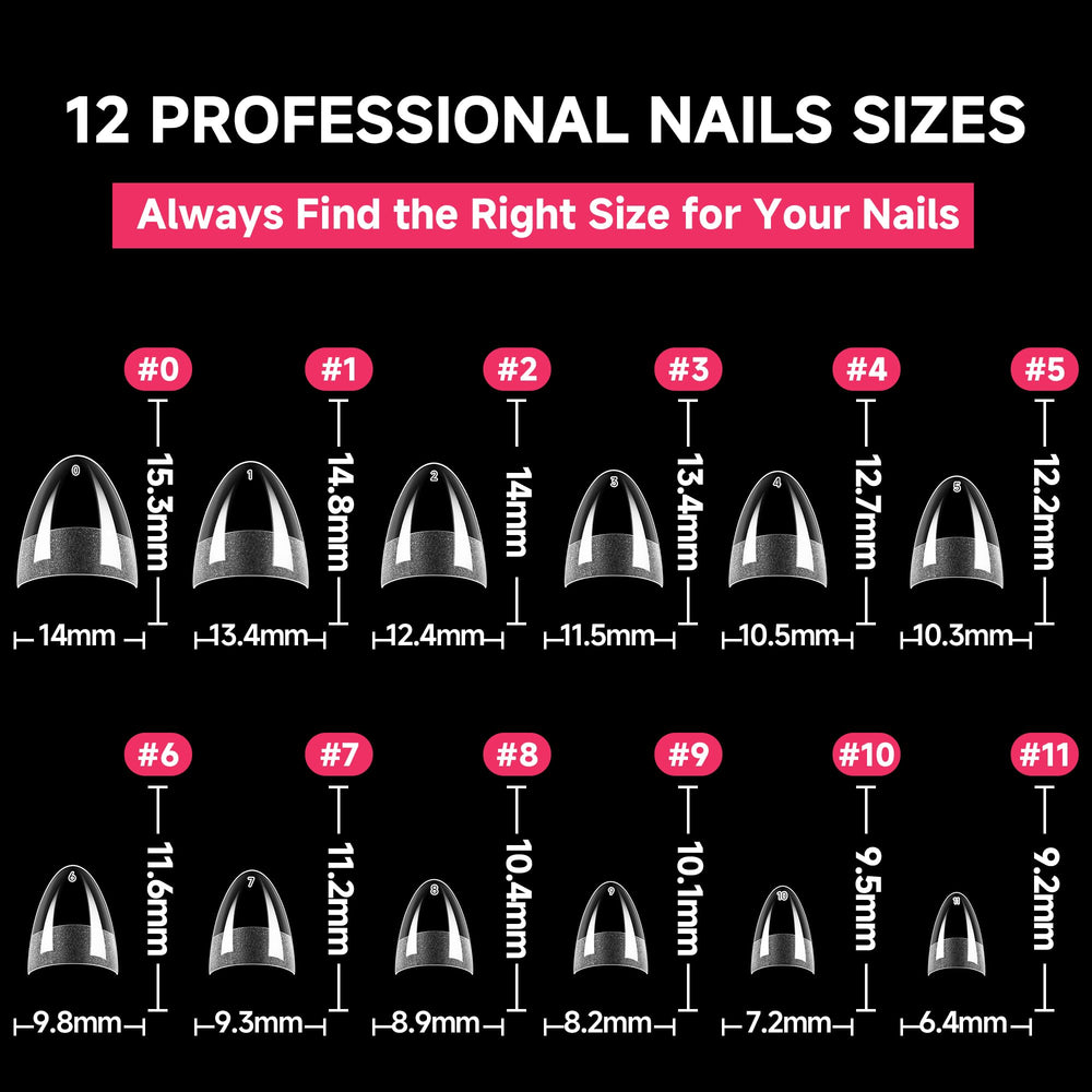 UNA GELLA box open with 504 nails for salon supply convenience