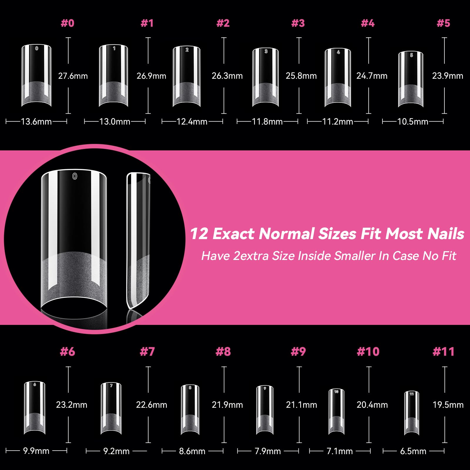 UNA GELLA tips with gel polish showcasing smooth finish and color payoff