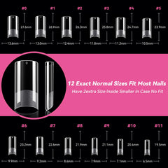 UNA GELLA before and after extension showing natural seamless finish