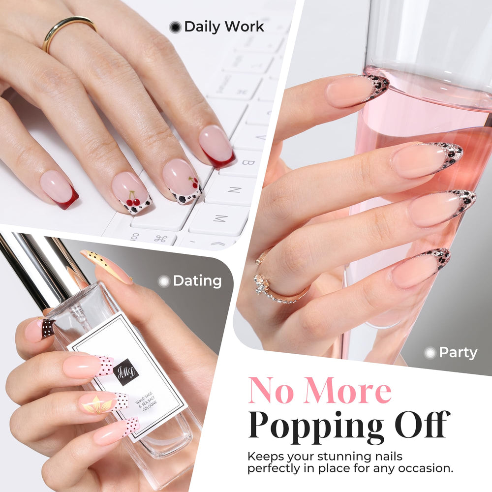 UNA GELLA bottle cap and precision nozzle to control glue gel application