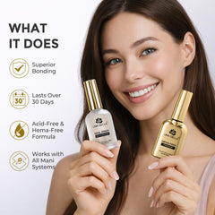 UNA GELLA built-in brush applying primer for precise coverage and less waste