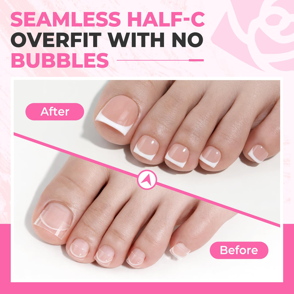 UNA GELLA built-in grip handle detail enabling precise, mess-free placement