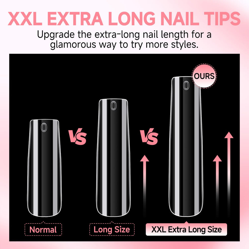 UNA GELLA clear tips transparency, ideal neutral base for color