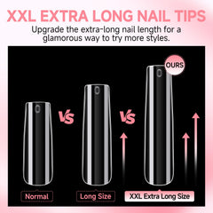 UNA GELLA clear tips transparency, ideal neutral base for color