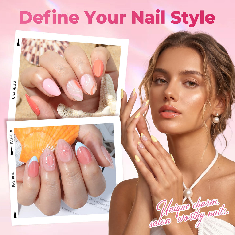 UNA GELLA close-up of ultra-thin edge blending naturally, invisible seam benefit