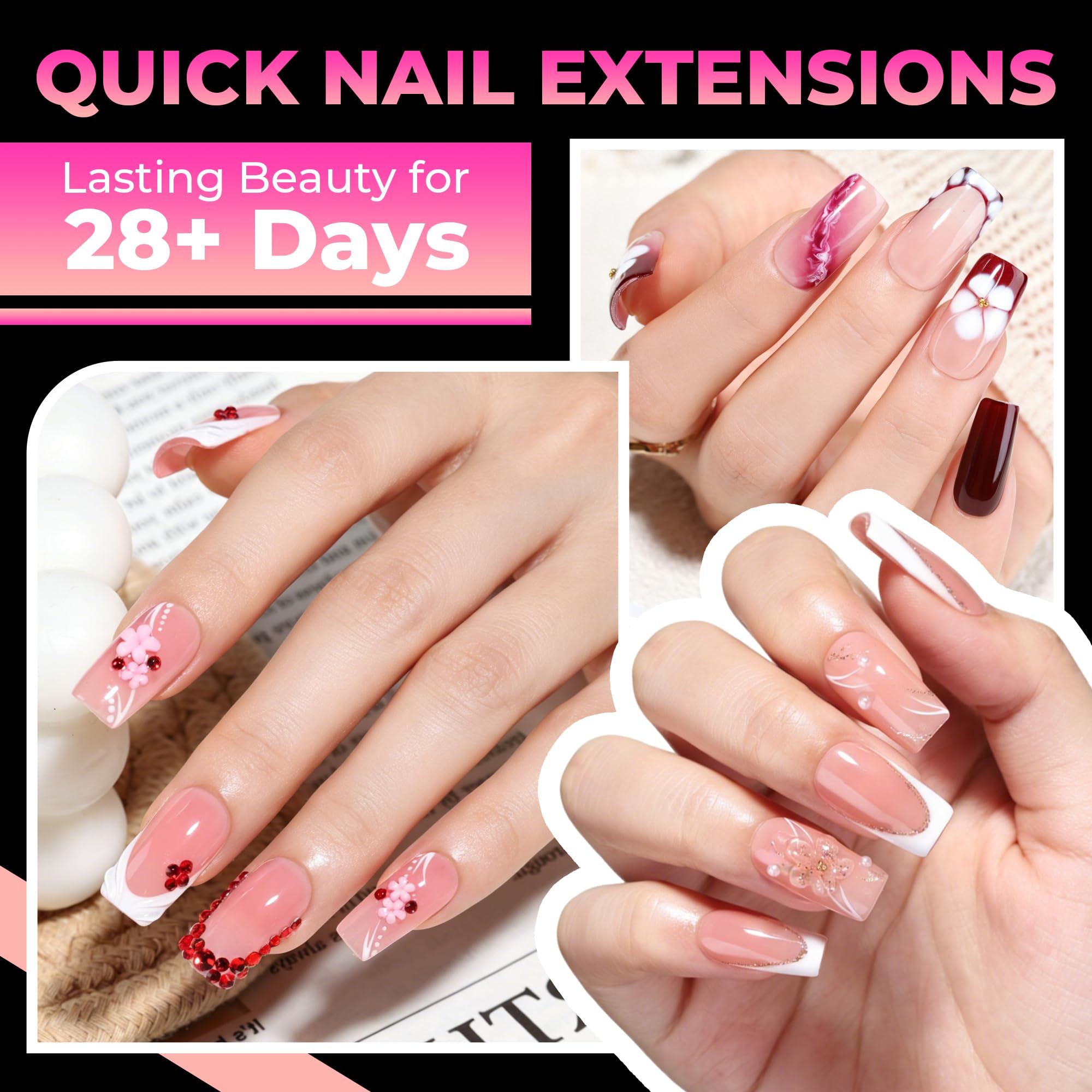 UNA GELLA close-up of pre-etched half-matte texture improving adhesion and reducing prep