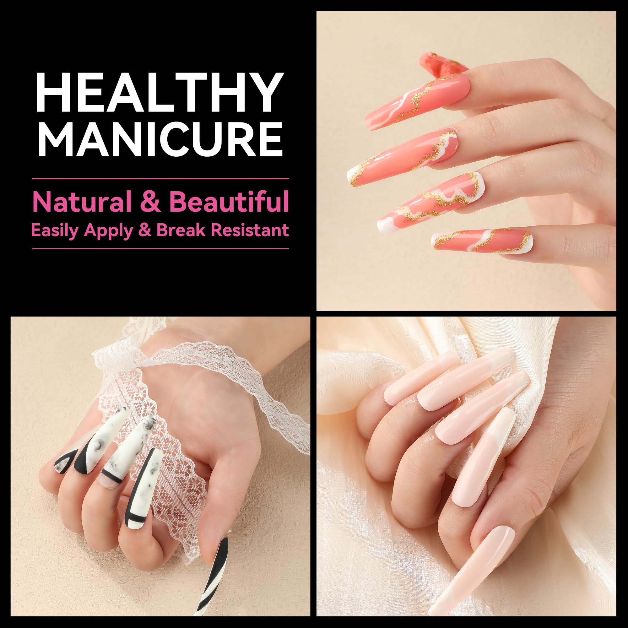 UNA GELLA close-up of 3/4 inner matte texture improving adhesion and fit