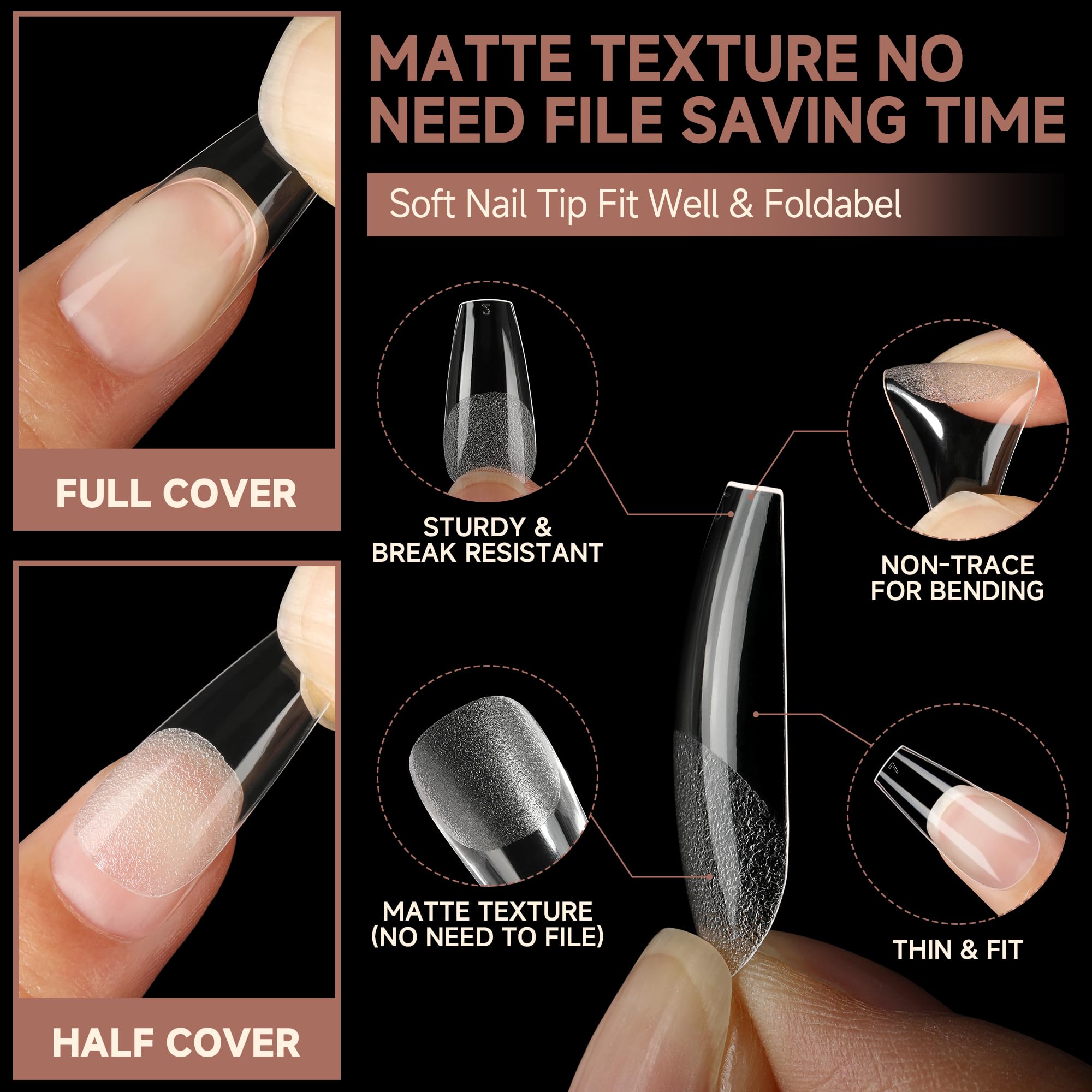 UNA GELLA thin back edge and flat C-curve ensuring natural comfortable fit