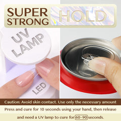 UNA GELLA cured glossy finish demonstrating non-yellowing shine and durability