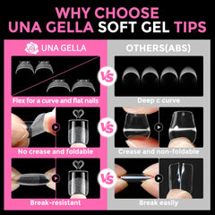 UNA GELLA cuticle-area fit detail ensuring flush, comfortable wear