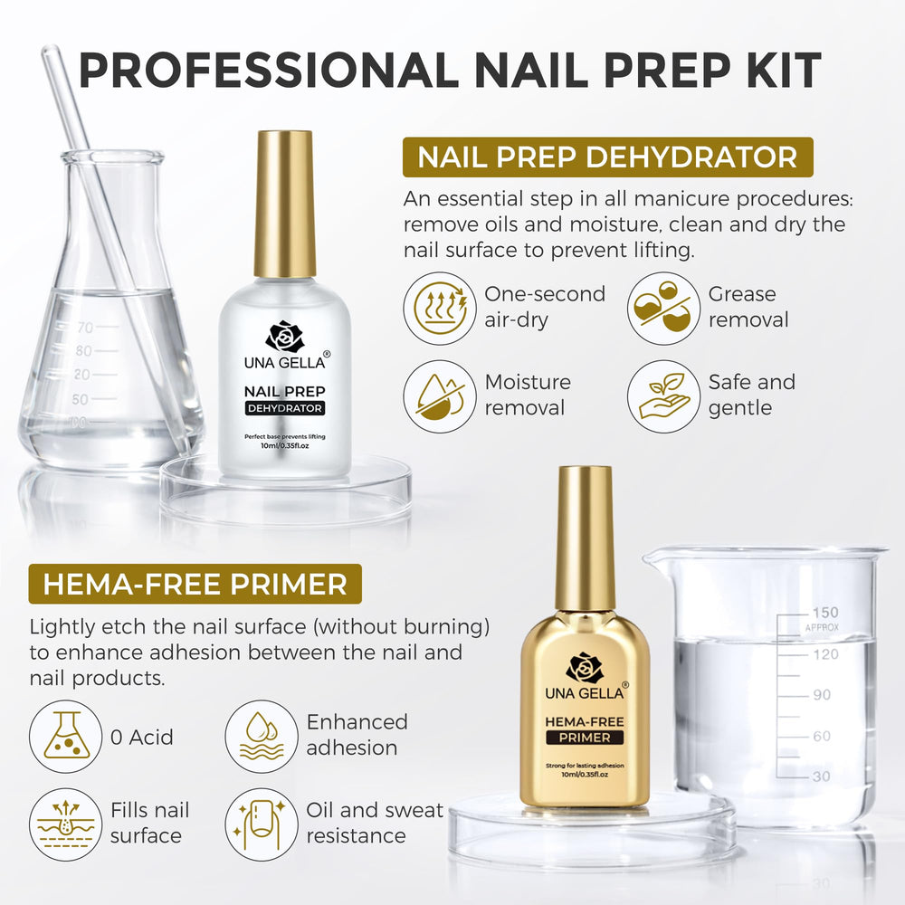 UNA GELLA dehydrator liquid texture demonstrating quick drying and clean prep