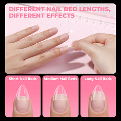 UNA GELLA detailed filed edge ready for polish and nail art
