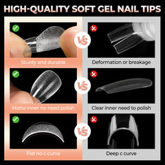 UNA GELLA close detail of tip edge illustrating impact-resistant thick front benefit