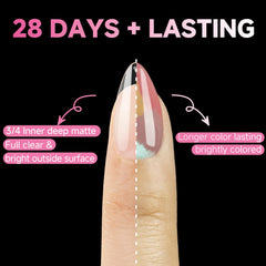 UNA GELLA tips staged with DIY tools for quick home or salon application