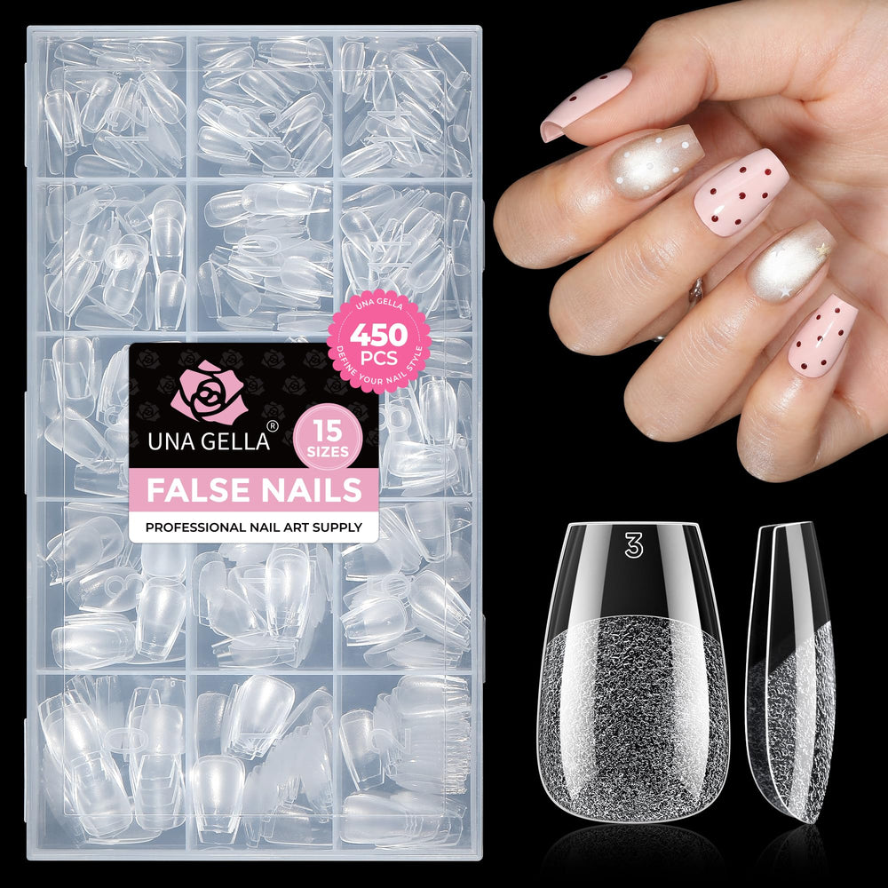 UNA GELLA durability test with water and daily items showing long-lasting wear