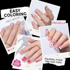 UNA GELLA thickened front edge detail offering break-resistant durability