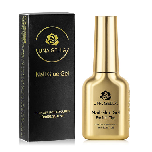 UNA GELLA front bottle 10ml showing label and compact size for portability