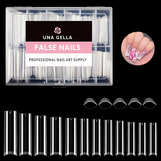 UNA GELLA boxed set of 216 tips showing neat organization and storage benefit
