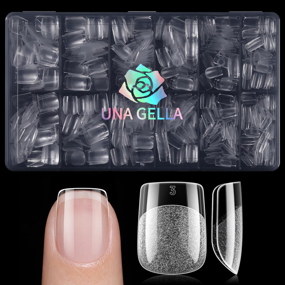 UNA GELLA front packaging showing 600pcs and 12 sizes, ideal bulk value
