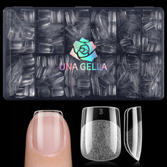 UNA GELLA front packaging showing 600pcs and 12 sizes, ideal bulk value