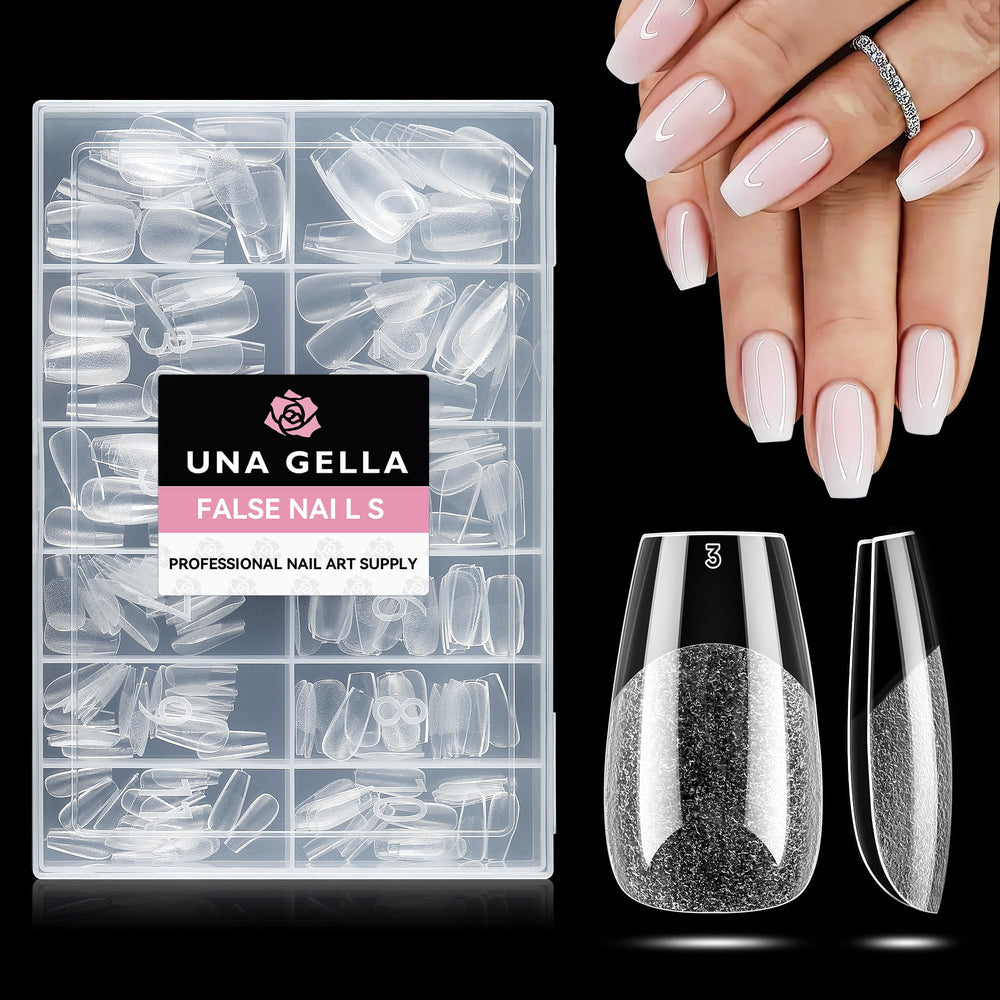 UNA GELLA front packaging showing full 216-piece kit and benefit of variety