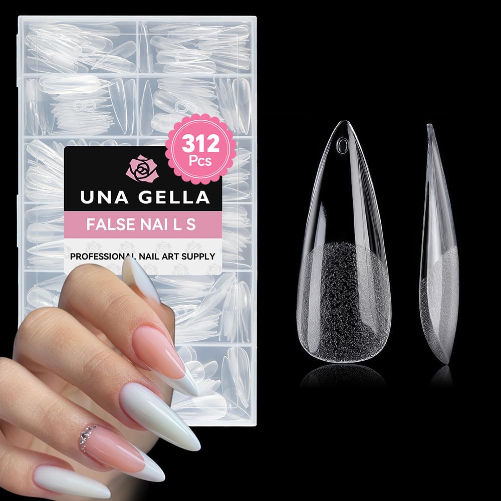 UNA GELLA front packaging showing full 312pcs kit and quick benefits