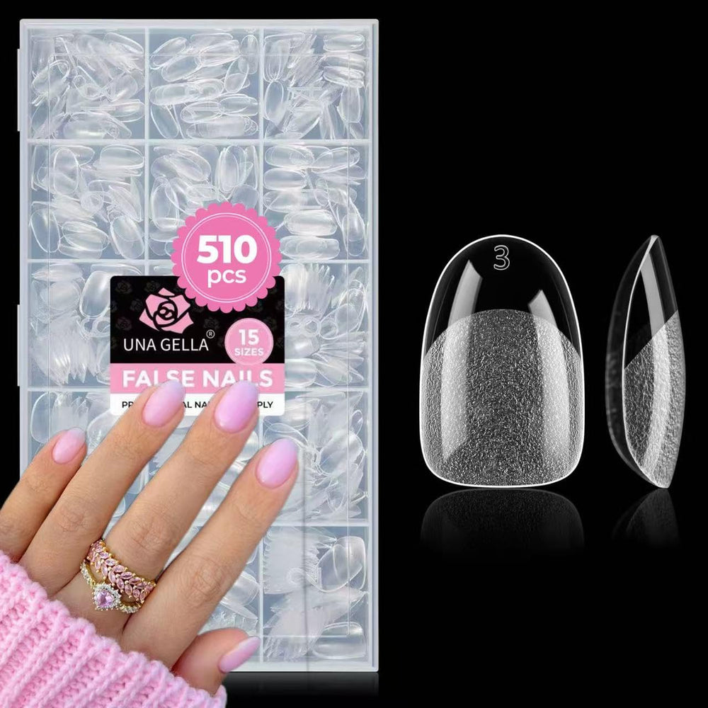 UNA GELLA front packaging showing 510pcs set and clear labeling for quick selection