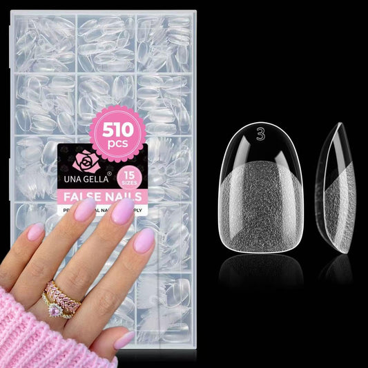 UNA GELLA front packaging showing 510pcs set and clear labeling for quick selection