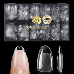 UNA GELLA front packaging showing 600-piece set and clear benefit