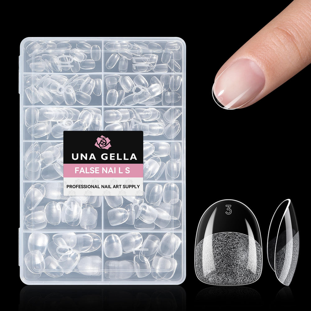 UNA GELLA front packaging showing 312pcs set and sizes for quick selection