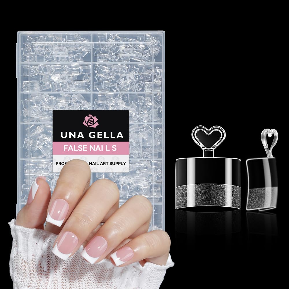 UNA GELLA front packaging showing 504-piece kit and clear benefits