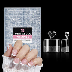 UNA GELLA front packaging showing 504-piece kit and clear benefits