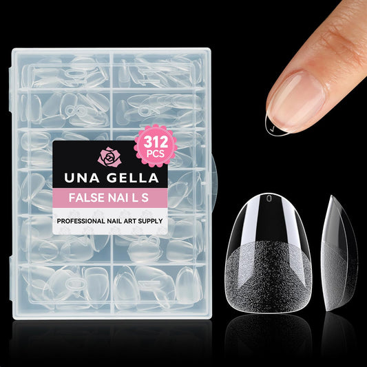 UNA GELLA front packaging showing 312-piece kit and 12 sizes benefit easy selection
