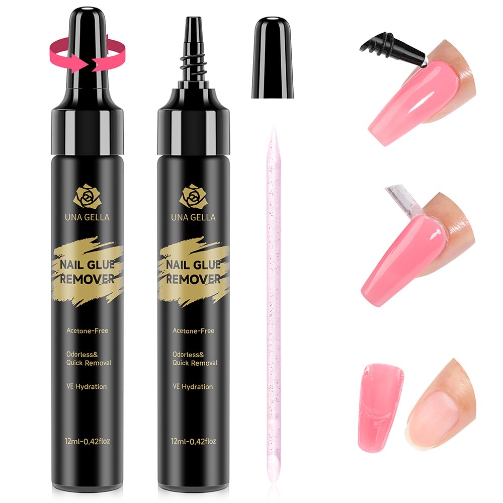 UNA GELLA front packaging showing two 12ml bottles and benefits