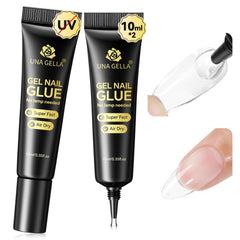 UNA GELLA front packaging showing two 10ml tubes and brand for convenience