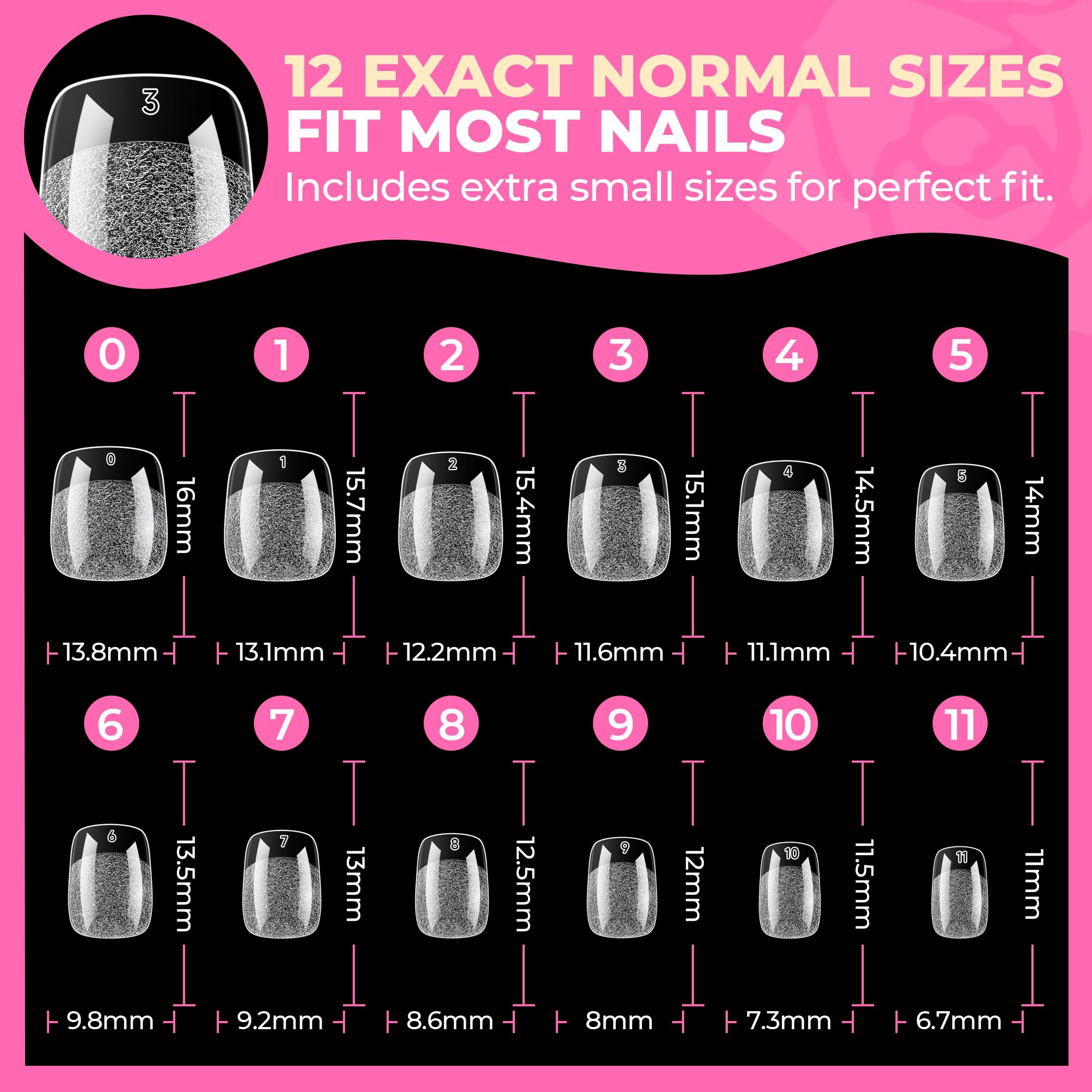 UNA GELLA spread of all 504 pieces conveying abundant supply for multiple manicures