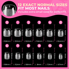 UNA GELLA spread of all 504 pieces conveying abundant supply for multiple manicures
