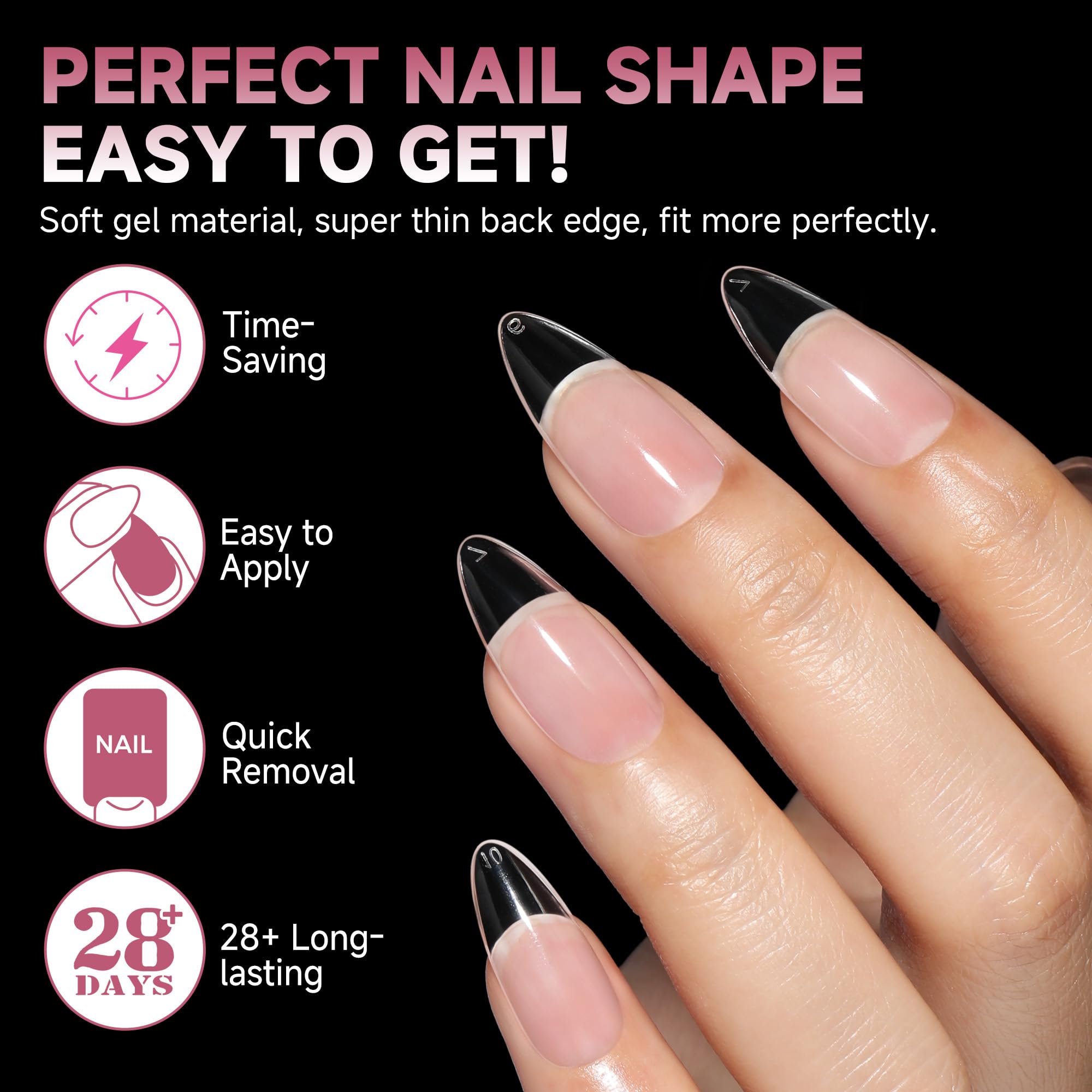UNA GELLA glossy outer surface detail for easy polish and smooth art