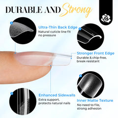 UNA GELLA glue tube detail highlighting controlled squeeze design for mess-free application