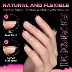 UNA GELLA half-matte texture detail improving adhesive grip and no-bubble application