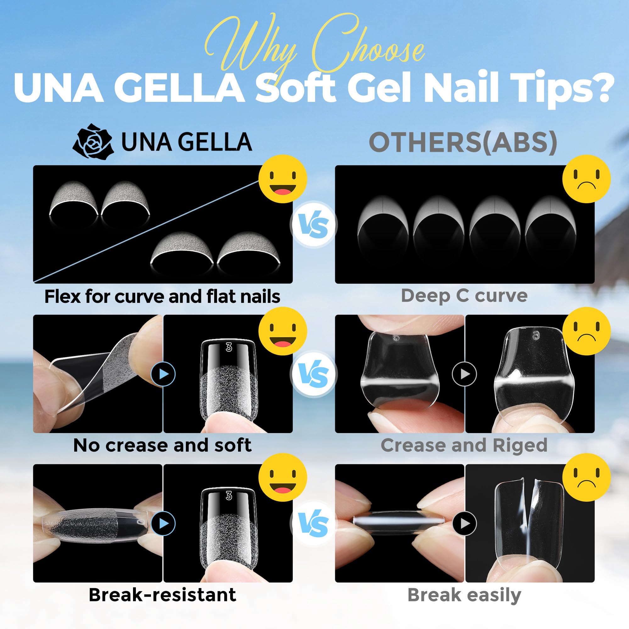 UNA GELLA hand applying tip demonstrating easy DIY application