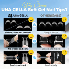 UNA GELLA hand applying tip demonstrating easy DIY application