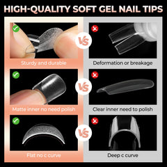 UNA GELLA tips in hand to show scale and easy application