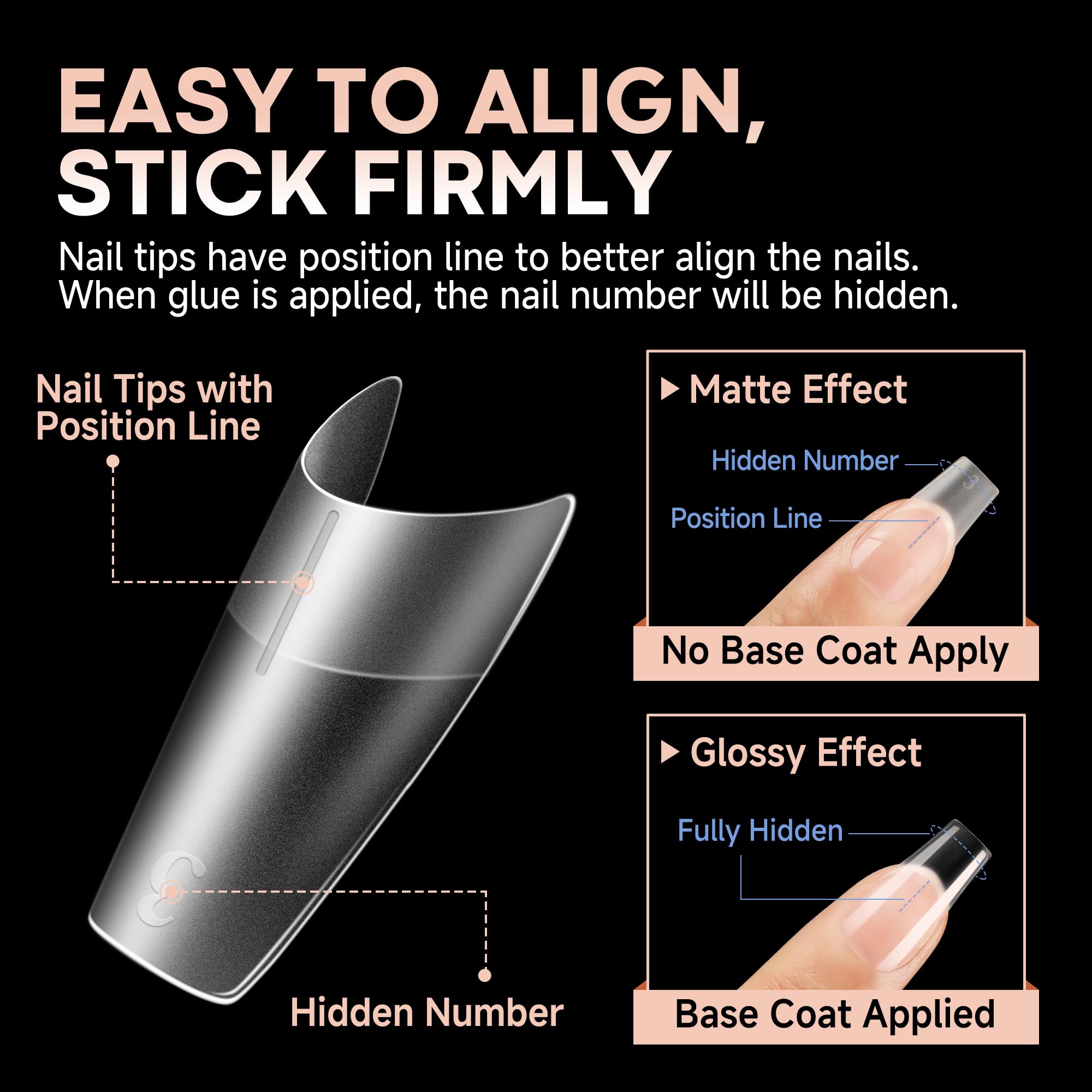 UNA GELLA in use application with glue showing easy alignment and secure bond
